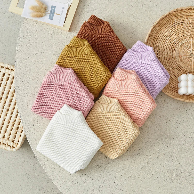 Suefunskry Newborn Unisex Knitted Long Sleeve Sweater