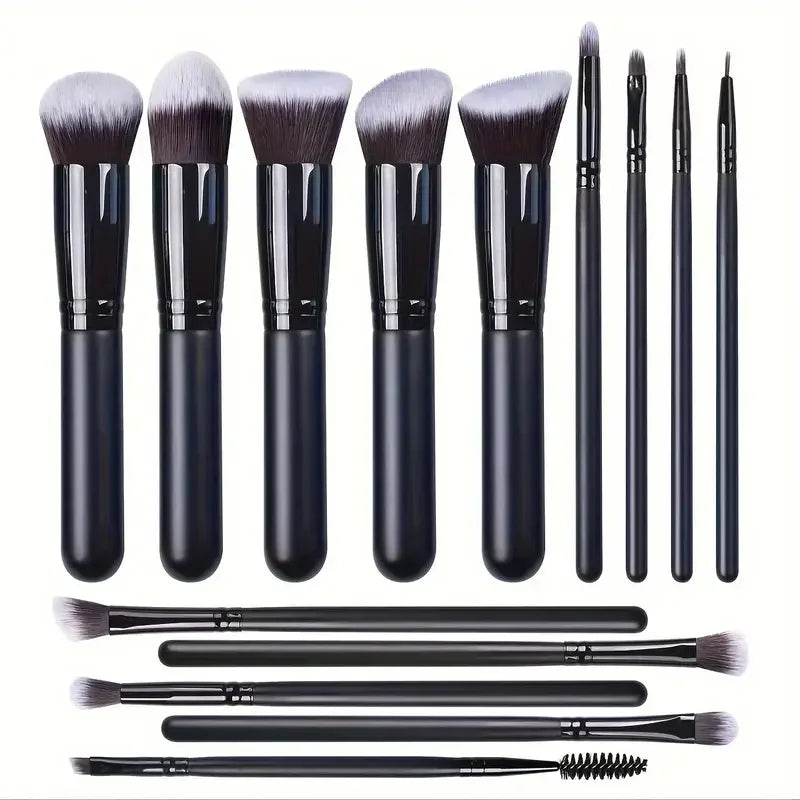 14PCS Makeup Brushes Set  Soft Fluffy Foundation Blush Powder Eyeshadow Blending Female Cosmetics Beauty Tool Christmas gift
