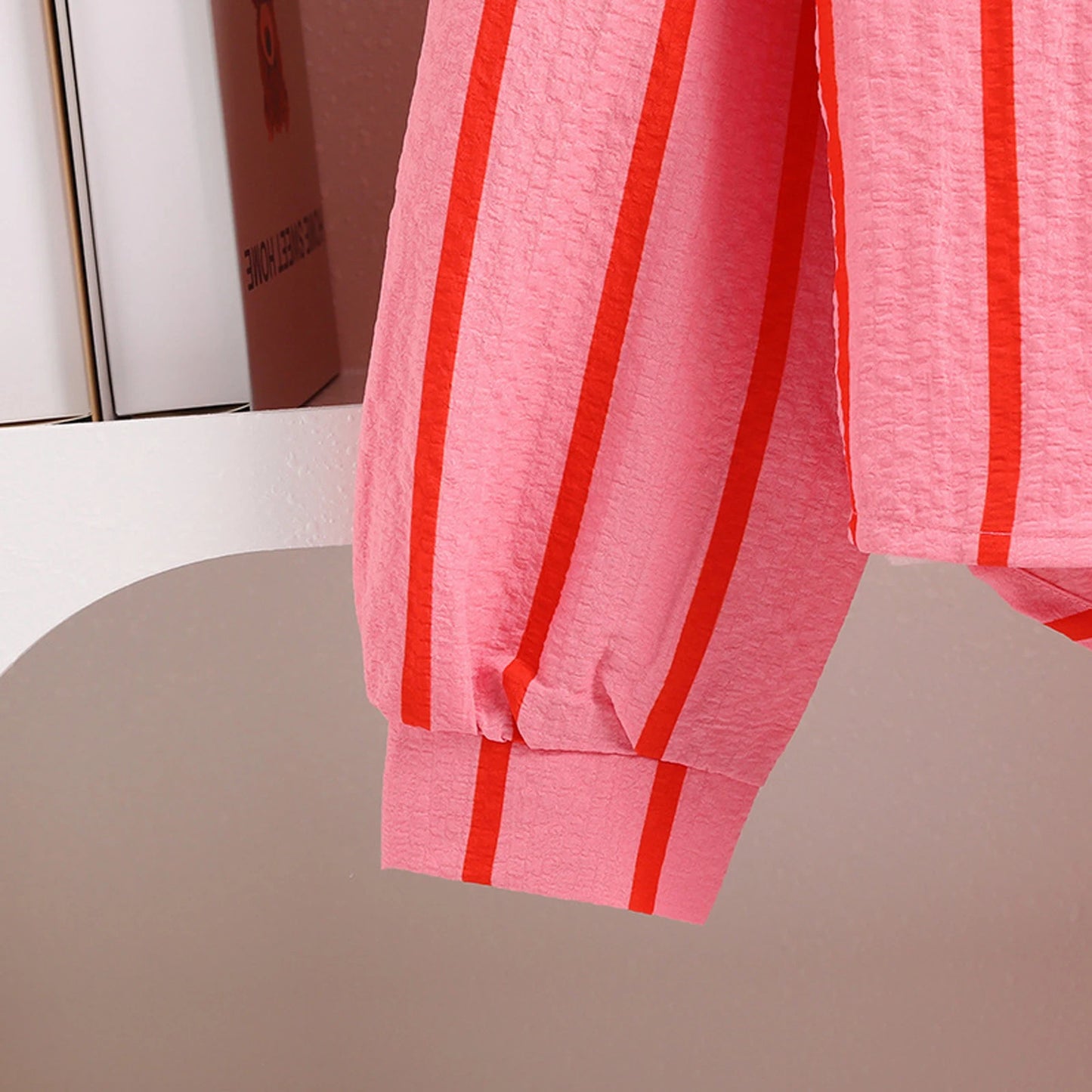 Girls 0to1Y Two Piece Fall Outfit Striped Top and Pants