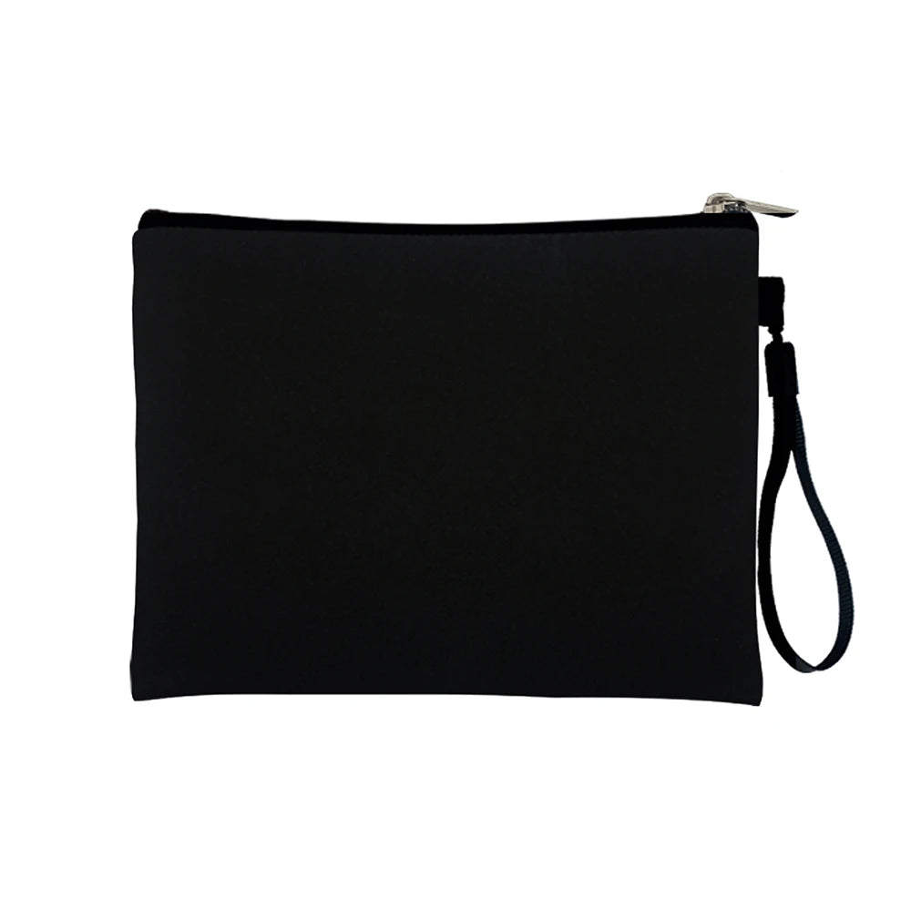 Canvas Cosmetic Bag Blank DIY Make Up Pouch Pencil Case