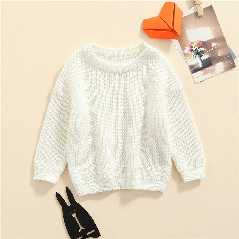 Suefunskry Newborn Unisex Knitted Long Sleeve Sweater