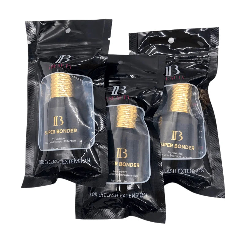 10Pcs 15ML IB SUPER BONDER Fixing Agent Transparent Liquid for Eyelash Extensions Lash Glue Help Adhesive for Lashes Grafting