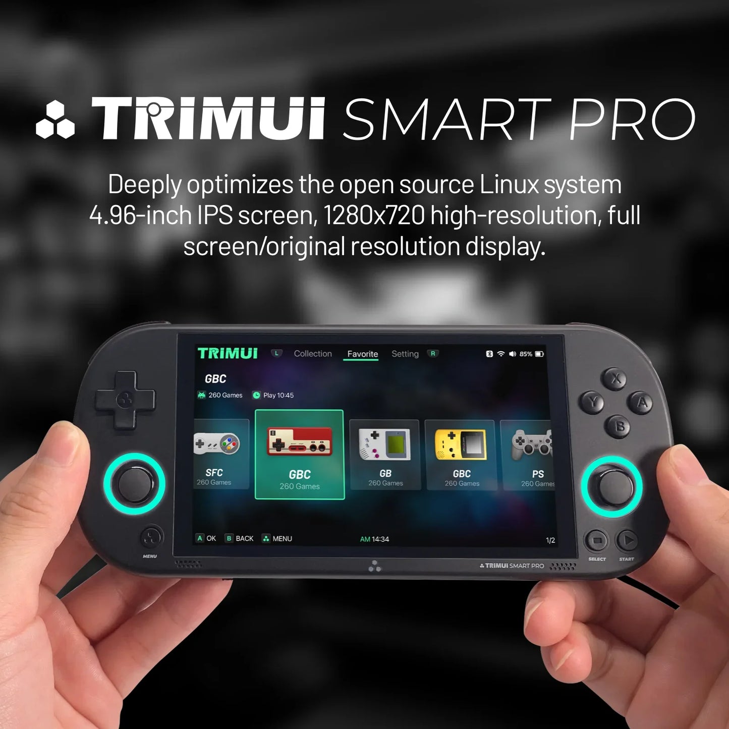 Trimui Smart Pro Handheld Game Console With IPS Screen