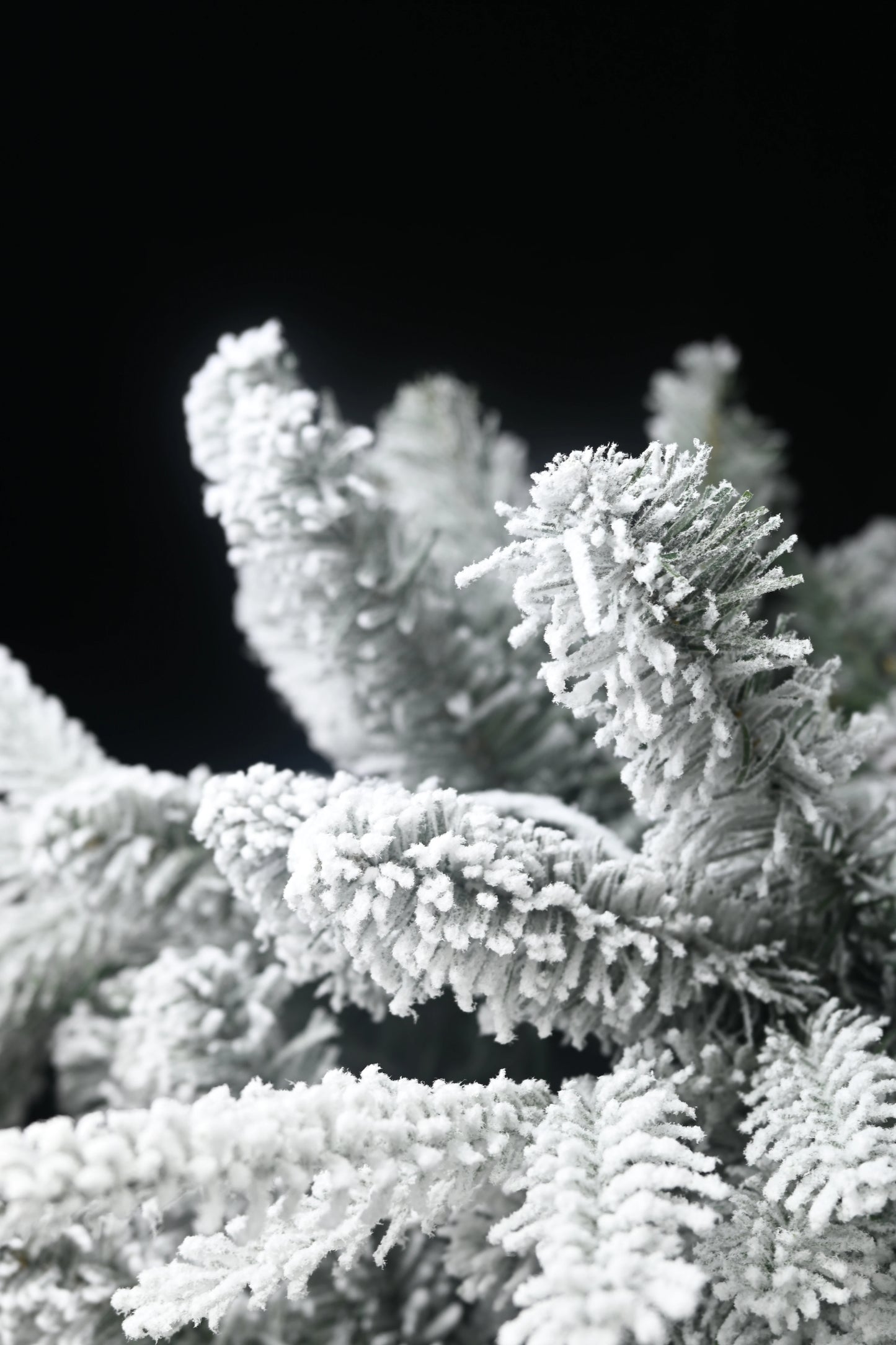 Makeatree Snow Flocked Christmas Tree Artificial PE PVC