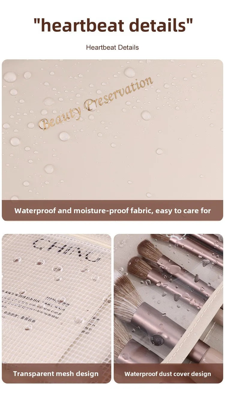 Dawndesslo Cosmetic Bag Womens Portable Makeup Organizer Large Capacity