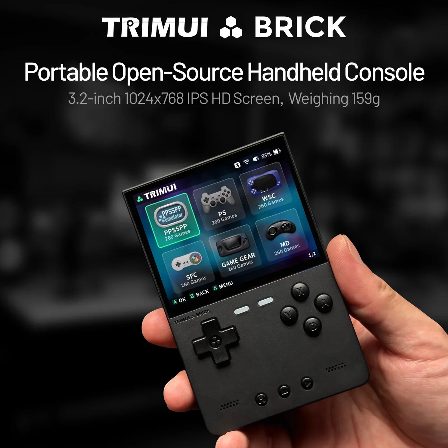 Trimui Brick Handheld Game Console Linux System