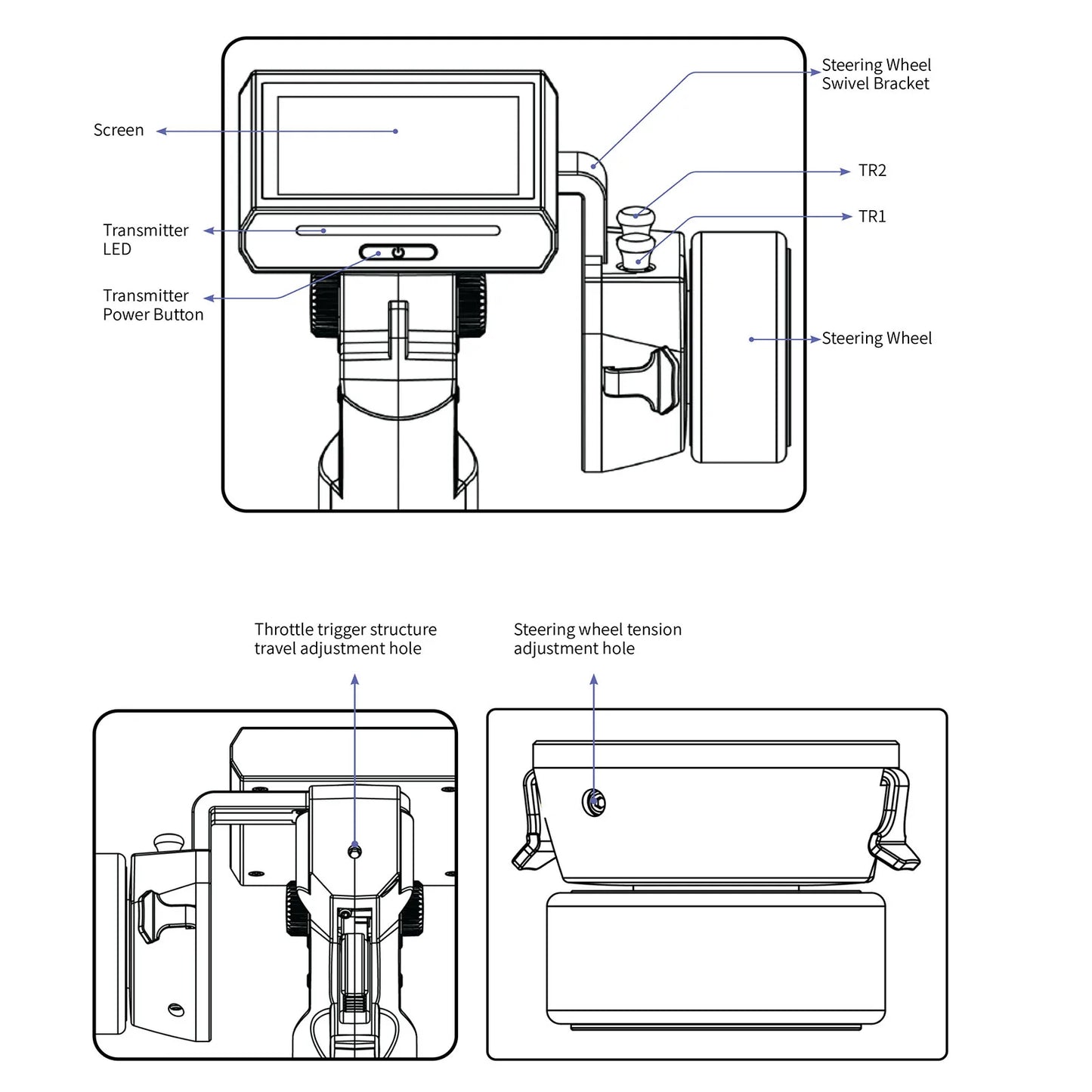 Flysky Noble NB4+ 2.4G 8CH Transmitter With FGR4S Receiver
