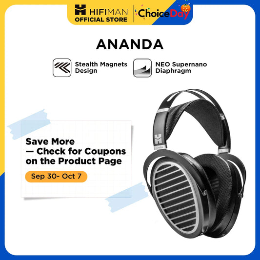 Hifiman Ananda Stealth Magnet Open Back Planar Headphones