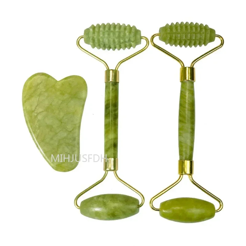 MIHJUSFDH Jade Roller Massager for Face Body Back Massage