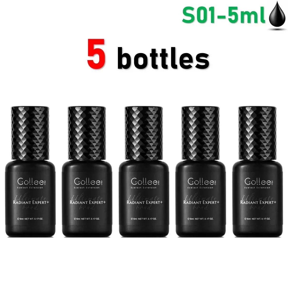 Gollee 0.5 SEC Extra Strong Brand Organic Best My Own Logo Eye Lash Private Label Wholesale Waterproof Lash Extension Glue