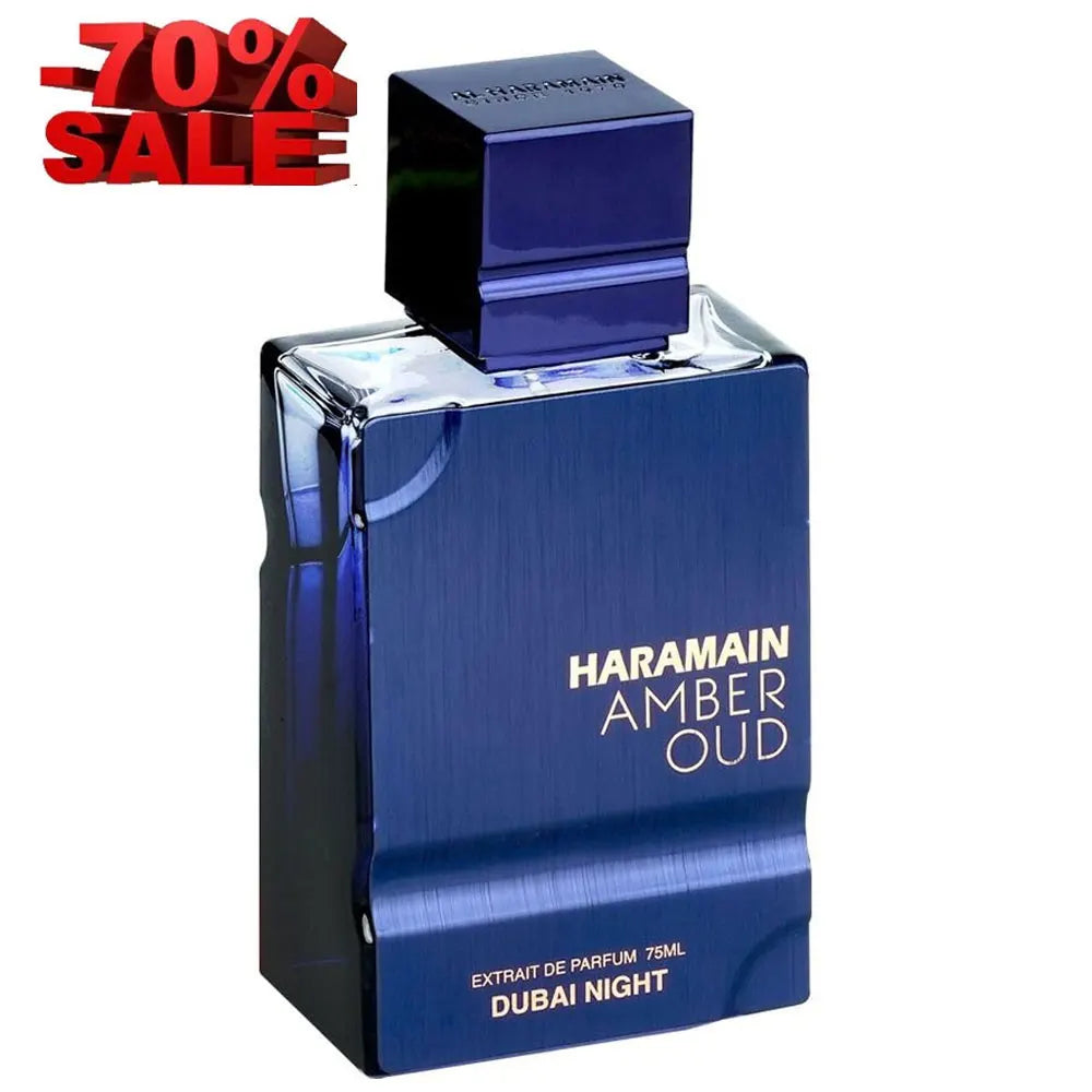 Al Haramain Amber Oud Dubai Night Edition for Unisex - 2oz Extrait De Parfum Long Lasting Arabic Cologne Extrait De Parfum Spray