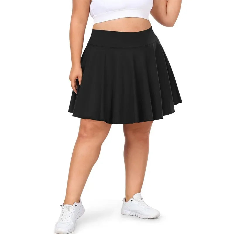 CN Women's Pocket Short Skirt High Waist Fitness Wear