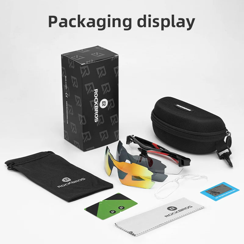 ROCKBROS Polarized Cycling Glasses Unisex
