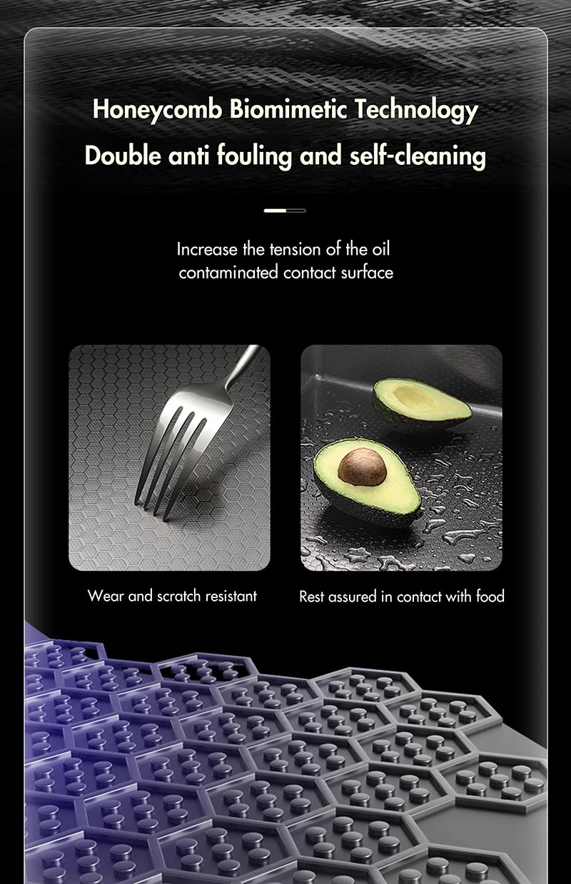 MYQualife 304 Stainless Steel Waterfall Kitchen Faucet Set With Digital Display