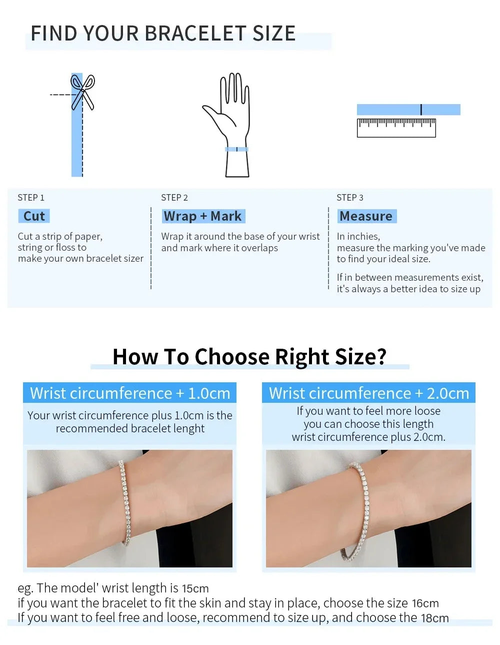 EWYA 925 Sterling Silver Moissanite Bracelet 0.1ct 3mm D VVS1 Diamond with GRA for Women Sparkling Wedding Party Fine Jewelry