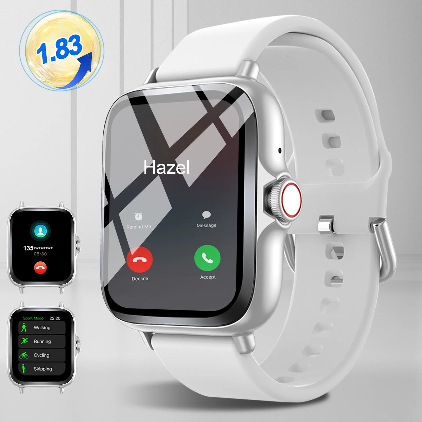 LOMAXFR Smart Watch With Full Touch Screen And Notifications